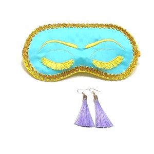 Breakfast at Tiffanys Sleep Mask Holly Golightly Sleep Mask Audrey Hepburn Bachelorette Party Mask. image 3