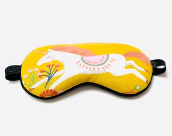 Girls Unicorn Eye Sleep Mask, Travel Mask, Birthday Party Mask.