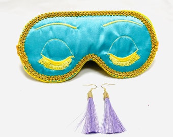 Breakfast at Tiffanys Sleep Mask Holly Golightly Sleep Mask Audrey Hepburn Bachelorette Party Mask.