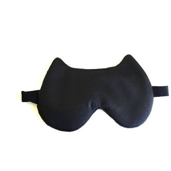 Sleep Mask Cat Black Sleep Mask Sleep Mask for Women Eye Mask Sleep Slumber Party Favors.