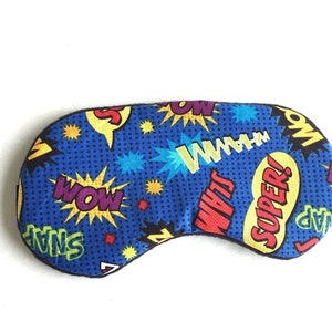 Kids Superhero Sleep Mask Slumber Party Favors Mask Boys Eye Masks.
