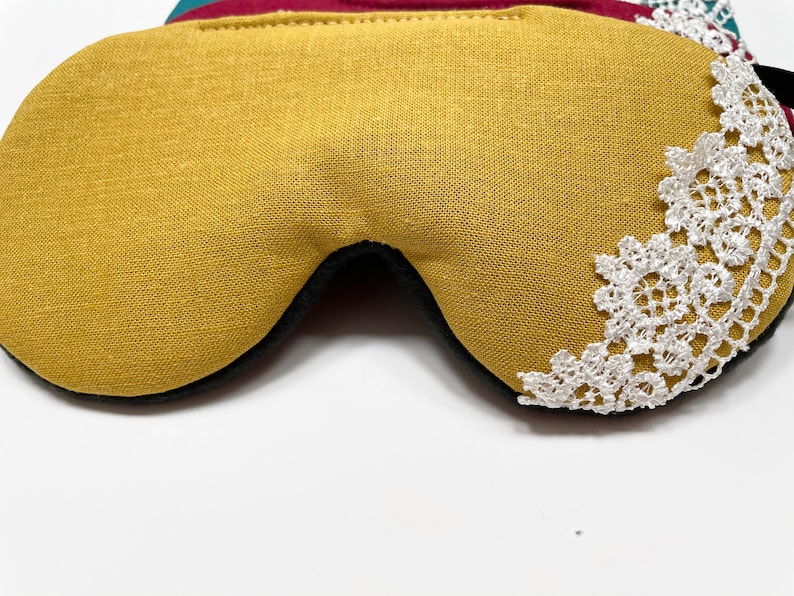 Linen Sleep Mask Wedding Sleep Mask Bridal Sleep Mask Etsy