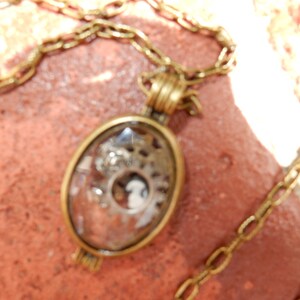 Bronze Steampunk Locket Necklace