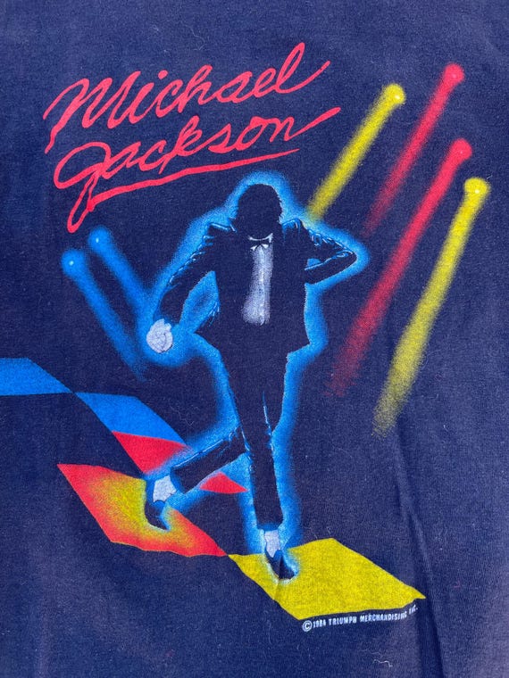 Vintage Michael Jackson Concert T-shirt -1984-the Victory Tour - Etsy