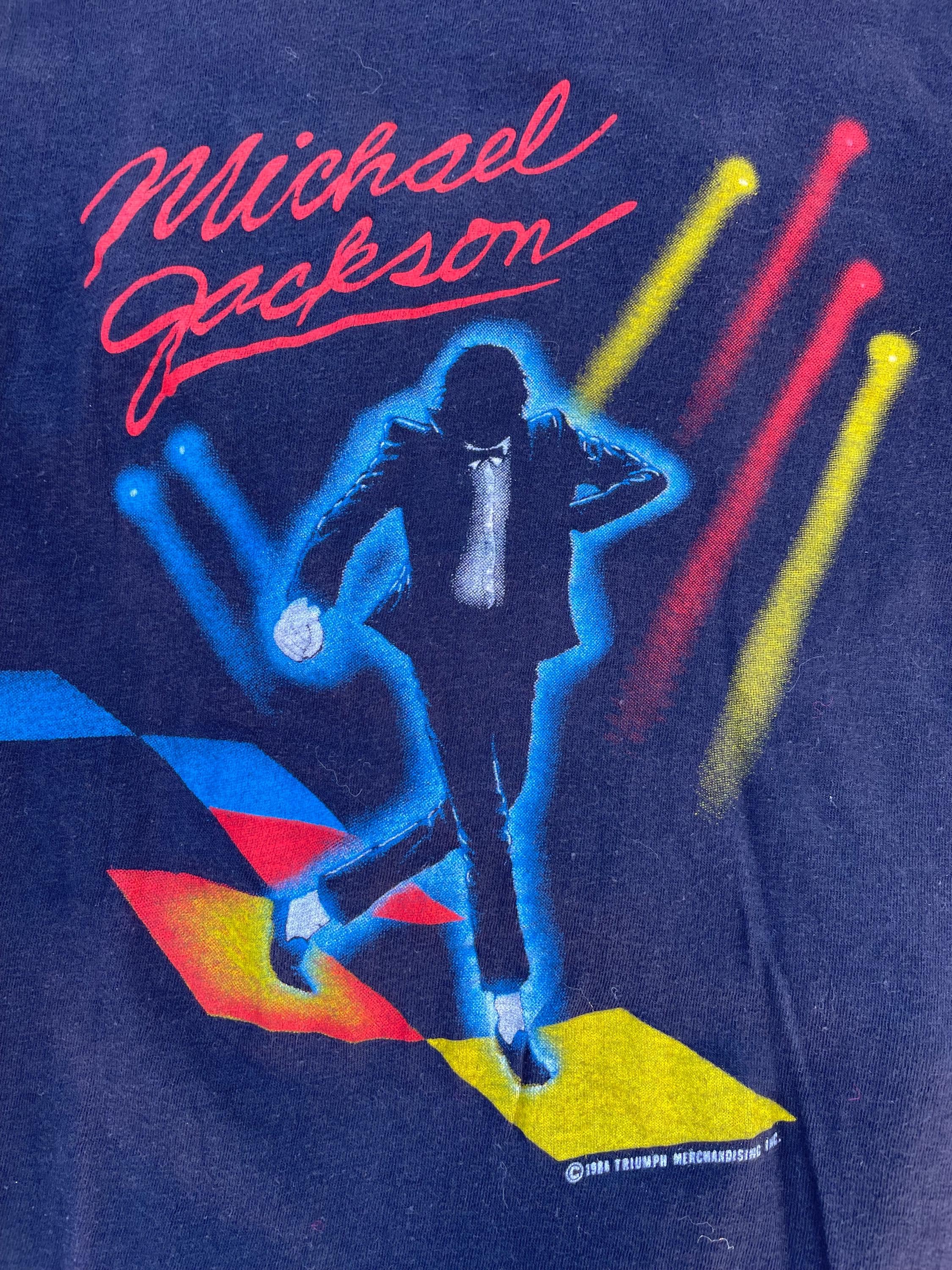 Vintage Michael Jackson Concert T-shirt -1984-the Victory Tour - Etsy