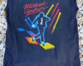 Vintage 1984 Michael Jackson Victory Tour T-shirt / Raglan / Band