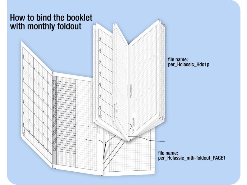 May to July 2024 /Trial personal / Classic with Horizontal do1p Filofax Refills Printable Binder Planner image 6