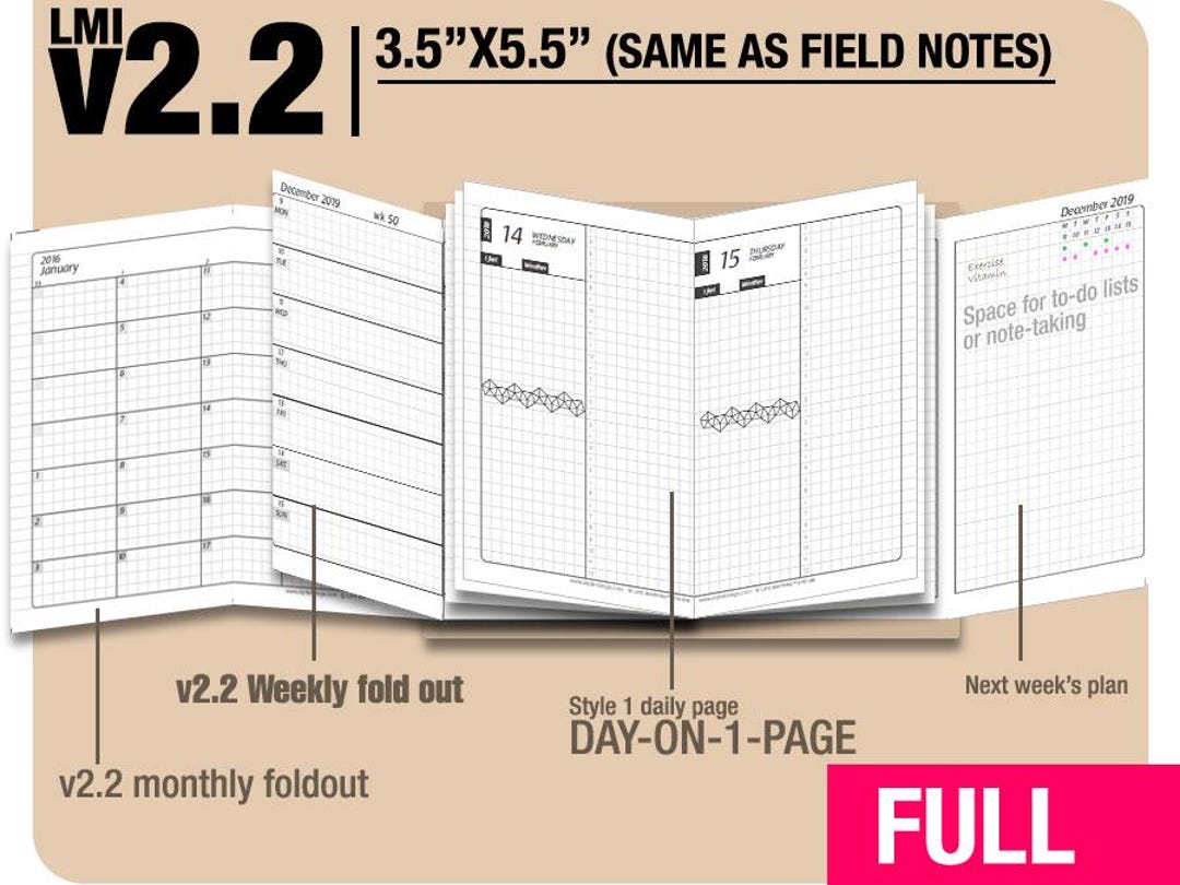 FULL [FIELD NOTES V2.2 W DS1 Do1p] July 2025 to June 2026 - Midori ...