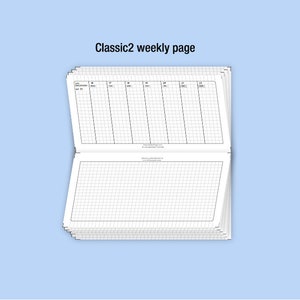 May to July 2024 /Trial personal / Classic with Horizontal do1p Filofax Refills Printable Binder Planner image 4