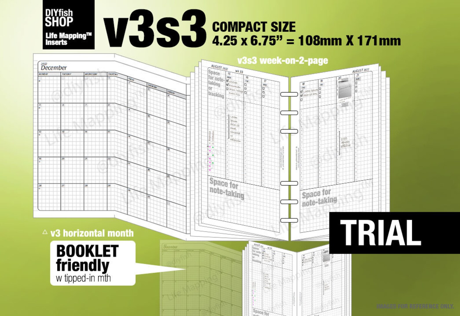 November to December 2024 /trial FC Compact / B6 Slim V3s3 Filofax