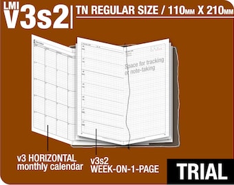 TN regular Size, v3s2 set / November to December 2026 / Monthly & weekly (PDF Download) / booklet
