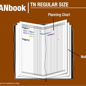PlanBook Filofax Inserts Refills Printable Binder Planner Midori. image 8