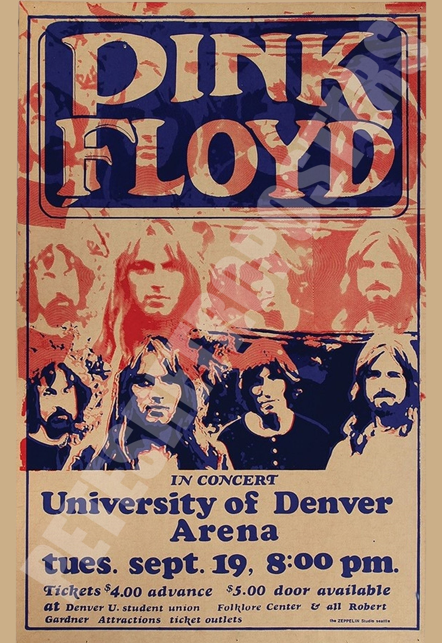 Pink Floyd Concert Posters