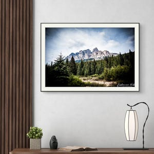Cathedral Mountain Photo Print: Dramatic Canadian Rockies Landscape Wall Art