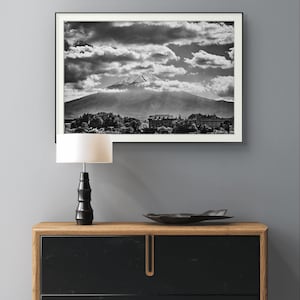 Mount Fuji Print, Mt Fuji Photography, Mountain Art, Mountain Print, Japan Travels, Mount Fuji Landscape Art, Mount Fuji Art, Japanese Print