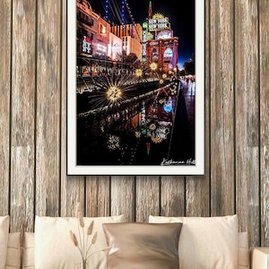 Las Vegas Casino Photographic Print: New York-New York, Neon Lights