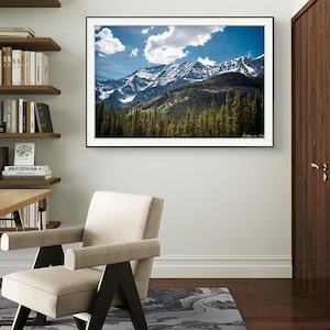 Stampa delle Montagne Rocciose: Icefields Parkway, Alberta Fotografia paesaggistica