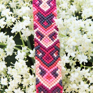 Midsummer Morning friendship bracelet pattern PDF tutorial beginner level image 8