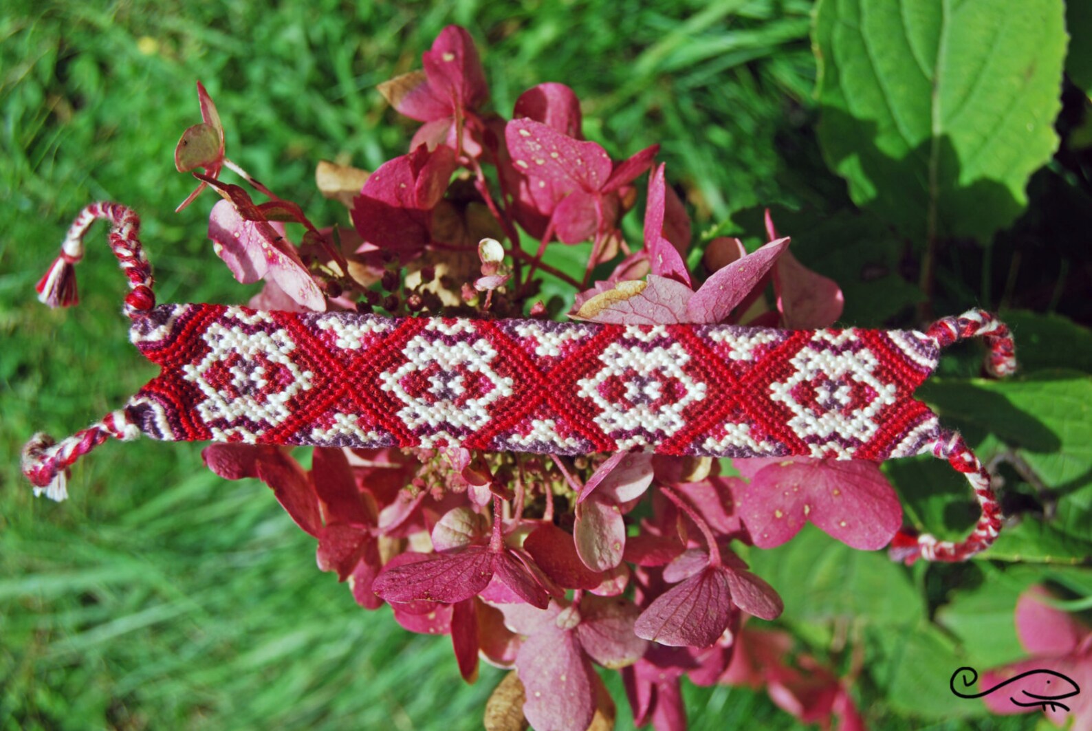 Friendship Bracelet Pattern Knotted Bracelet Pattern | Etsy