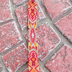 Sand and Sun friendship bracelet pattern PDF tutorial intermediate level image 8