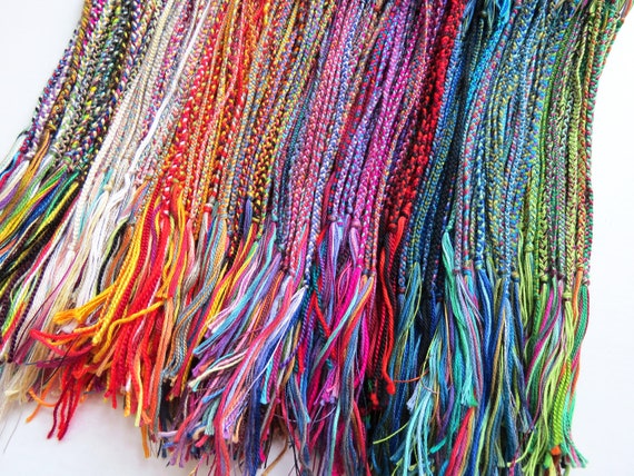 Bulk Solid Color String Bracelet - 1 Color - Wholesale Discount 1 Bracelet