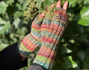 Poignets tricotés, poignets en laine, poignets pour femmes, poignets à main, poignets en laine