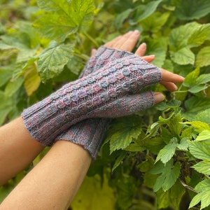 Poignets en laine Poignets tricotés Poignets pour les mains Poignets pour les mains Poignets chauffants pour le pouls image 1