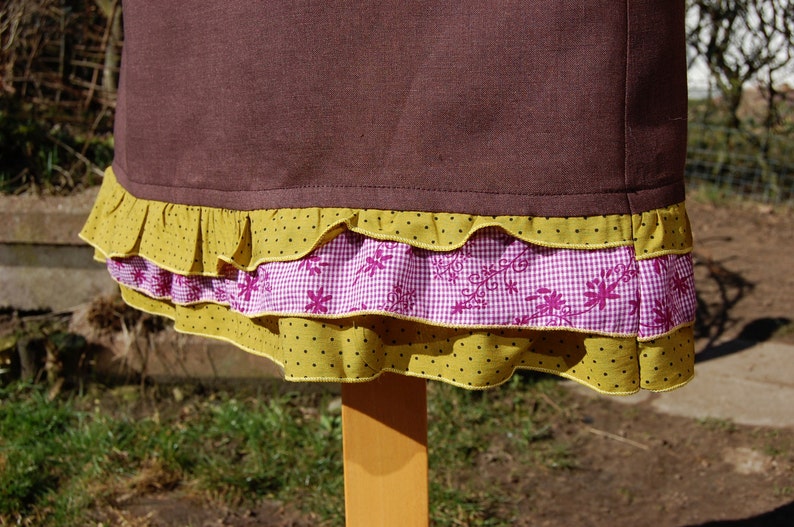 Skirt Women/'s 38 Linen Skirt Brown Skirt Women/'s Skirt