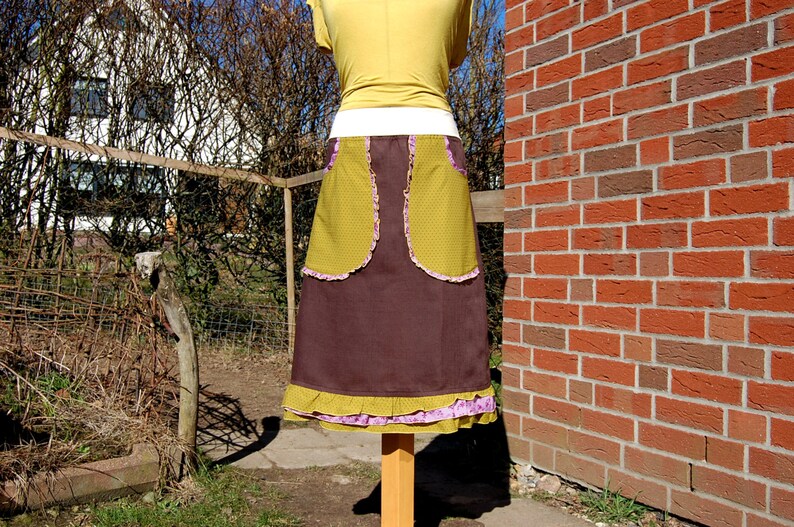 Skirt Women/'s 38 Linen Skirt Brown Skirt Women/'s Skirt