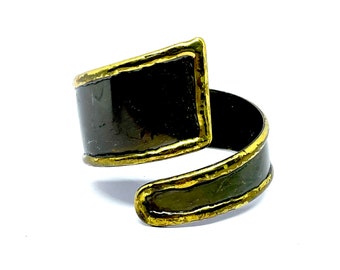 Brutalist Artisan vintage bracelet/cuff, 1960’s/1970’s vintage modernist bracelet/cuff. Brutalist statement jewellery, gifts for her