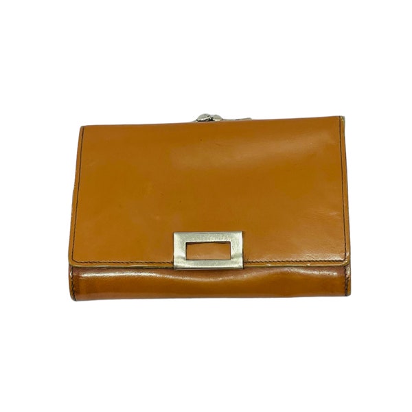 Le Tanneur French leather purse/wallet | 1980’s vintage brown leather purse/wallet | small leather purse/wallet