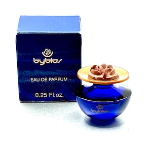 Byblos EDP 7.5ml/0.25Fl.oz miniature perfume/splash 1989 vintage RARE perfume in original box