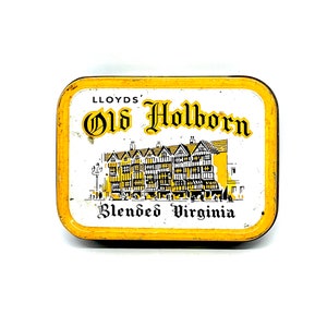 Lloyds Old Holborn Blended Virginia Richard Lloyd & Sons London Circa 2  Once 1940's/1950's Vintage Tobacco Collectors Tin