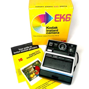 Kodak EK6 Instant Camera, 1976/1978 vintage Kodak camera, instant photo camera,  old Kodak camera, photographer gift