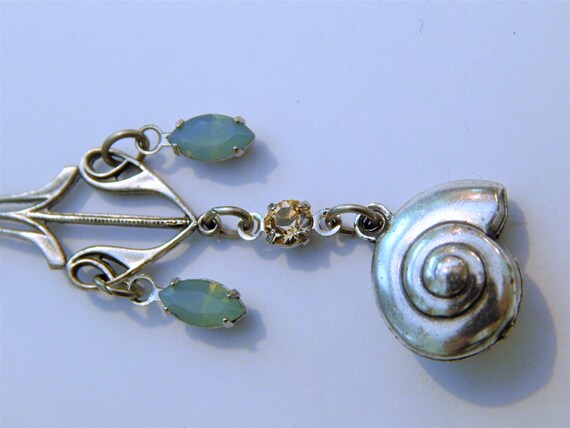 Delicate Seashell earrings - image 2