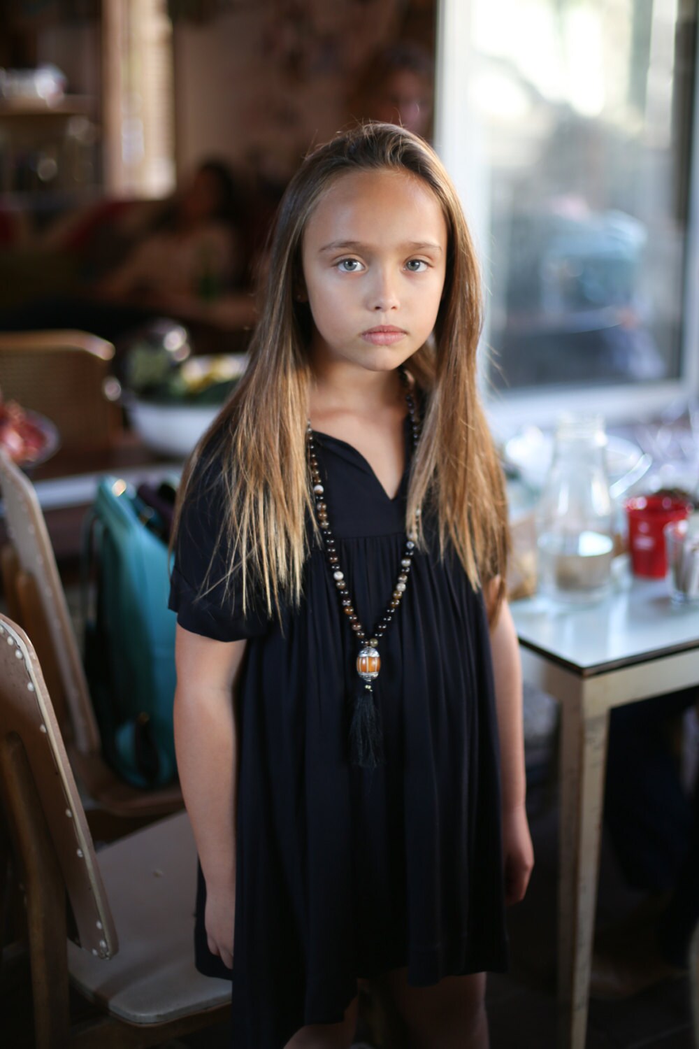 Girls Black Dress Round Dressgirls Special Occasion Etsy