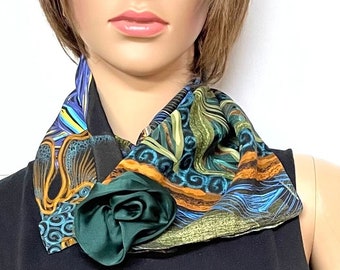 Wrap scarf, collar, shawl collar, gift for her