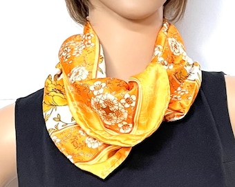 Foulard, écharpe portefeuille, col, col châle, cadeau pour elle