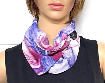 Wrap scarf, collar, shawl collar, gift for her