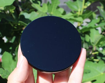Black Obsidian Scrying Mirror, The Psychic Protection Crystal, Black Obsidian Divination Mirror, Gemstone, Crystal Healing, Positive Vibes