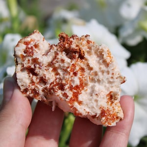 Vanadinite Raw Specimen, Encourages Creativity, Playfulness and Curiosity, Vanadinite On Matrix, Red Crystal