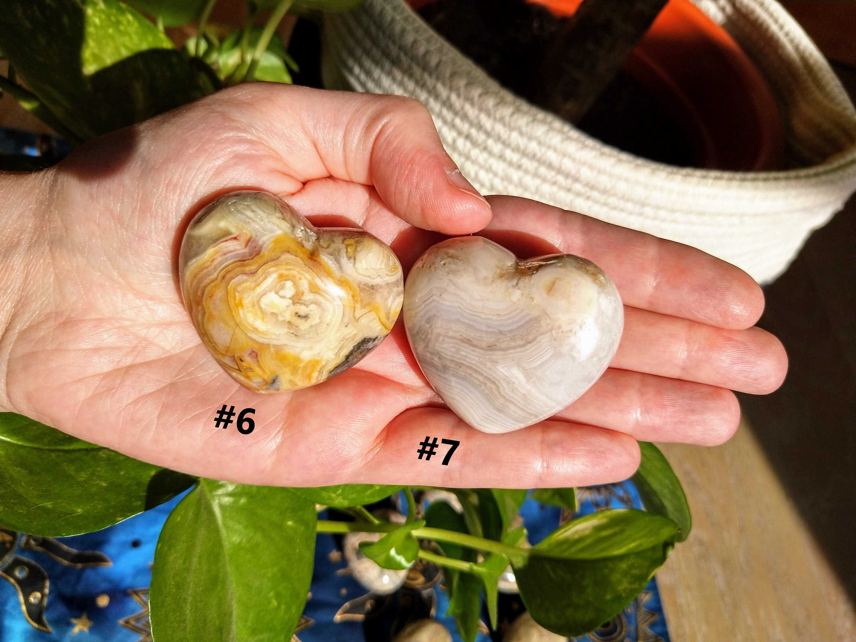 La piedra para traer el amor en abundancia encaje ágata pulido Etsy