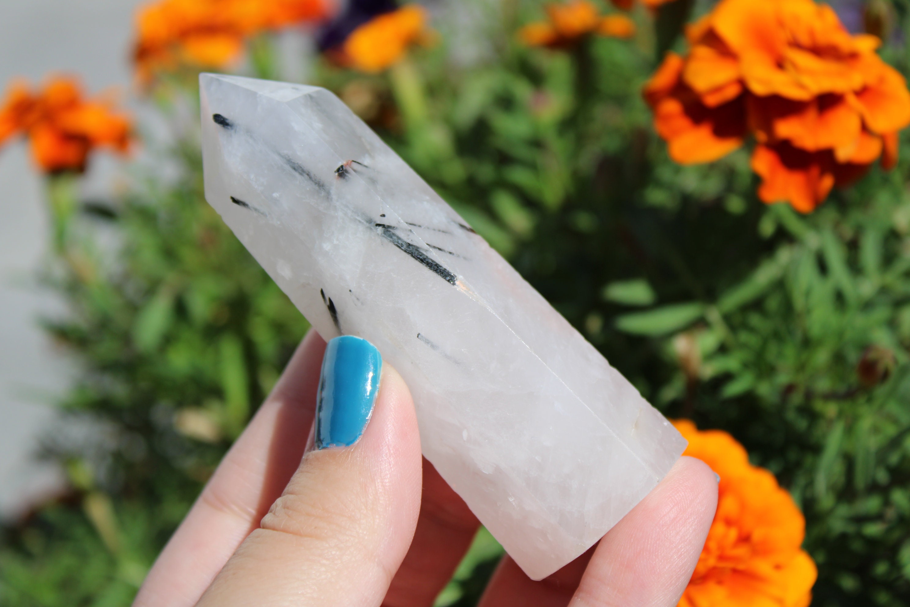 ブラックトルマリンクォーツポイント、ブラックトルマリンクォーツ