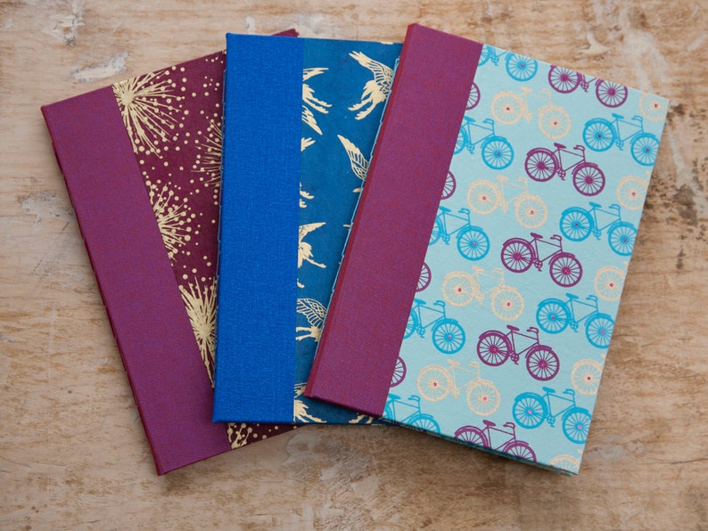 Bespoke Hand Bound Journal Personalised Notebook Customised Etsy