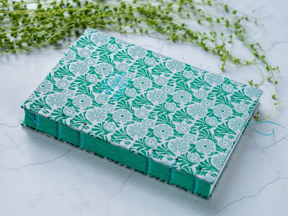 Bespoke Coptic Stitch Journal / Notebook, Personalised and Hand Bound with 100gsm Plain or Lined/Grid Pages with Free Personalisation!