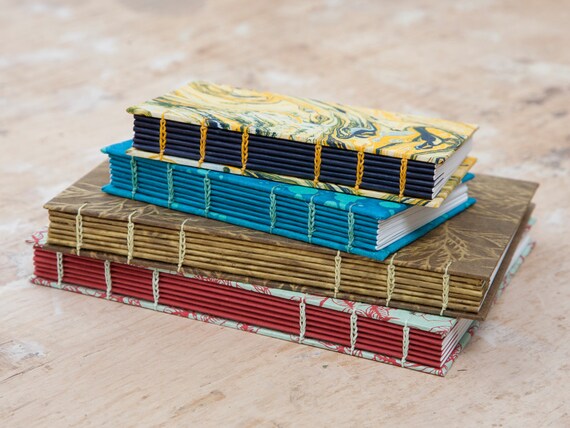 Bespoke Coptic Stitch Sketchbook, Journal or Notebook, Personalised and Hand Bound - Perfect Travel Journal or Artist Gift