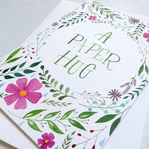 A Paper Hug Card, Send a Hug Through The Post, Ref: A1 image 2