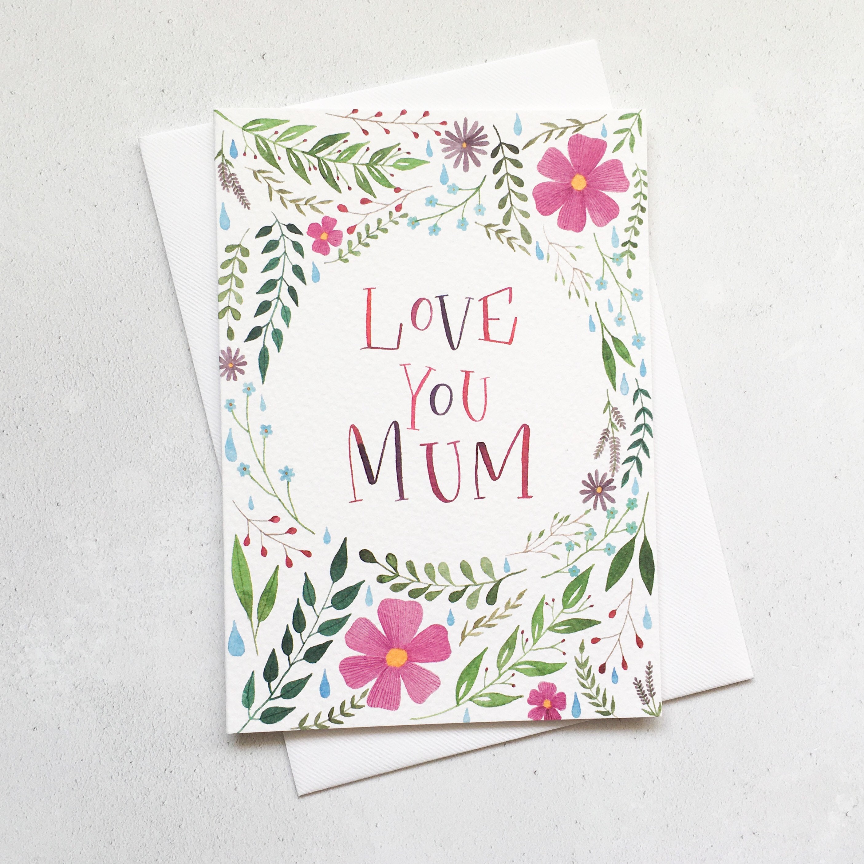 I love you Mum Mother's Day Card Anniversary Handmade Happy Mother Day card Handcrafted Mum Birthday card Floral Mother's Day Card I love you Mum Mother's Day Card Anniversary Handmade Happy Mother Day card Handcrafted Mum Birthday card Floral Mother's Day Card