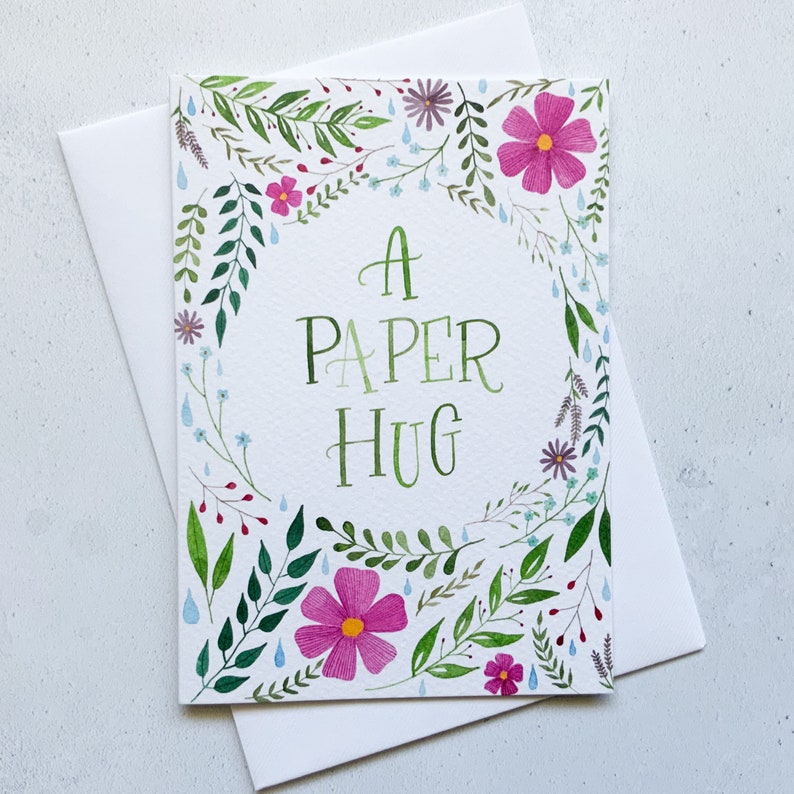 A Paper Hug Card, Send a Hug Through The Post, Ref: A1 image 3