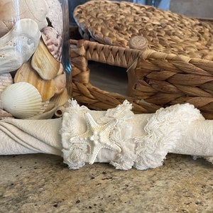 COASTAL NAPKIN & RING  (2pc)